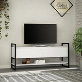 Metola Modern TV Stand Multimedia Centre TV Unit With Storage Cabinet 130cm - Decortie